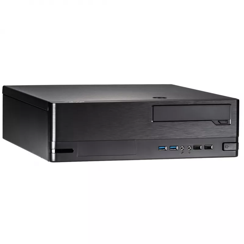 Akyga AK-502-02BK SFF-pc-behuizing, Micro-ATX / Mini-ITX, 2x USB 3.0, zonder voeding, zwart