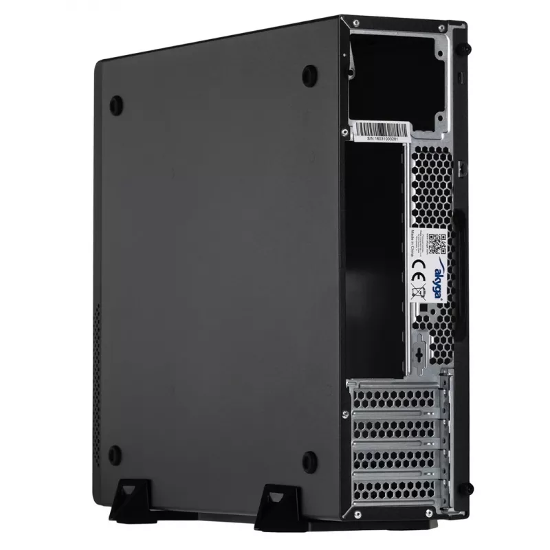 Akyga AK-502-02BK SFF-pc-behuizing, Micro-ATX / Mini-ITX, 2x USB 3.0, zonder voeding, zwart