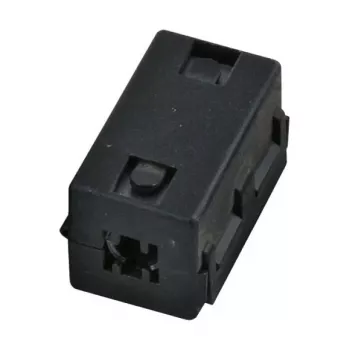EFB Elektronik ferrietringkern 6,5 mm zwart vierkant