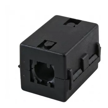 EFB Elektronik ferrietringkern 10,0 mm zwart vierkant