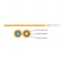 EFB-ELEKTRONIK I-V(ZN)H 2x1E 9/125µm OS2 Single-Mode Duplex Zipcord-patchkabel, LSZH, geel, 2,8x5,7mm