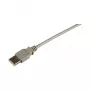 EFB-Elektronik USB 2.0-kabel A-A, stekker-stekker, 1,0 m, grijs, Classic