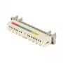 EFB-Elektronik LSA-scheidingsstrip 2/10 op 10DA voor rondstaafmontage, zonder kleurcode (46005.2)