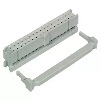 EFB-Elektronik 20-pins pinheader, 2,54 mm rastermaat, 2x10, recht, grijs, E-WP 5461