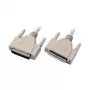 EFB-Elektronik seriële datakabel 1:1, 2x D-Sub 25, stekker-bus, 2,0 m, beige