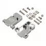 EFB E-DH09 gemetalliseerde D-Sub kap voor DB9, grijs