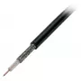 EFB Elektronik RG174 U coaxkabel, 50 Ohm, zwart
