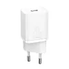 Baseus Super Si snellader 20W USB-C met kabel (wit)