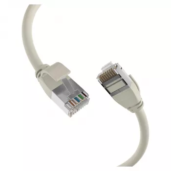 EFB Elektronik RJ45-patchkabel Cat.6A U/FTP TPE 4mm Ultraflex grijs 2m