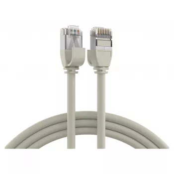 EFB Elektronik RJ45-patchkabel Cat.6A U/FTP TPE 4mm Ultraflex grijs 2m