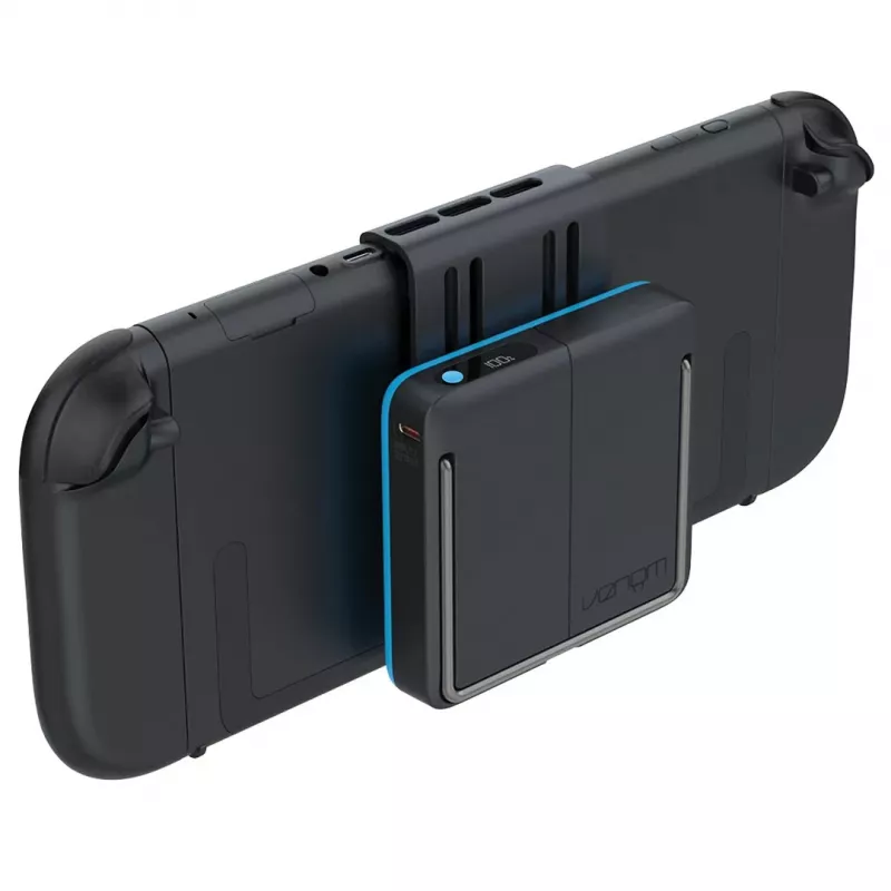 Venom Oplaadcase voor Nintendo Switch 2 - Harde Draagtas met 10.000 mAh Powerbank, Zwart