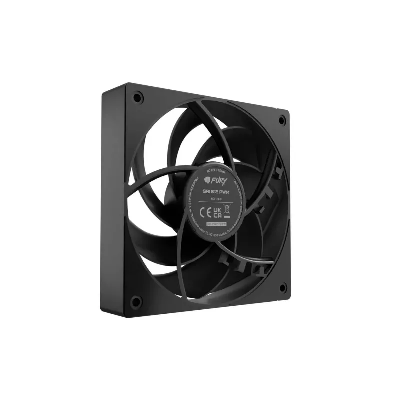 Fury SAI S12 PWM Zwart 3-Pack 120mm Ventilatorset