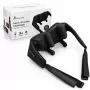 EXTRALINK SmartLife Draadloze Nek-Schouder-Rugmassager met Shiatsu 8 knopen, infraroodwarmte, 2000mAh accu, 25W