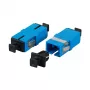 EFB Elektronik SC Simplex Single Mode Fiber Optic Coupler, Flangeless, Blauw, Ceramic Sleeve (53511.1)