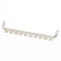EFB-Elektronik Grounding Rail 2/10 voor 19-inch rack potentiaalvereffening, Koper, 482,6 mm