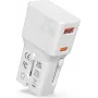 VALUE USB-reislader, EU/UK/US, 2x USB (A+C), 25W
