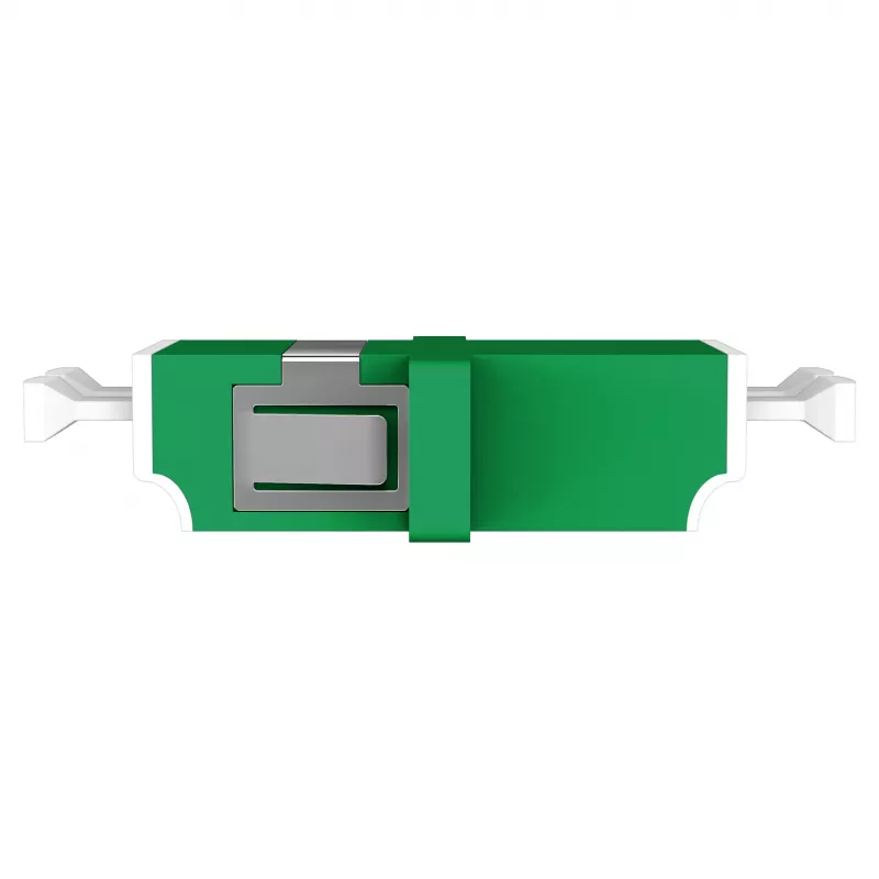 EFB Elektronik 53343.32 glasvezelkoppeling LC/APC Duplex, OS2 singlemode, groen, met shutter