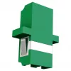 EFB Elektronik 53343.32 glasvezelkoppeling LC/APC Duplex, OS2 singlemode, groen, met shutter