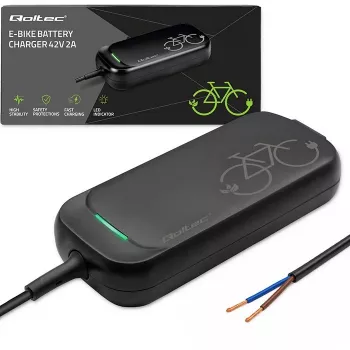 Qoltec E-Bike Oplader 36V 42V 2A zonder stekker