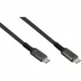 GoodConnections USB-C 2.0 (ST-ST) 0,5 m gevlochten kabel 240W antraciet