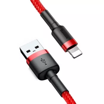 Baseus CALKLF-C09 USB-A naar Lightning kabel 2 m rood