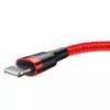 Baseus CALKLF-C09 USB-A naar Lightning kabel 2 m rood