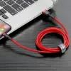 Baseus CALKLF-C09 USB-A naar Lightning kabel 2 m rood