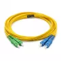 EFB-ELEKTRONIK glasvezel-patchkabel LC/APC naar LC/UPC singlemode OS2 9/125µm 5 m geel