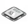 EasyLan preLink / fixLink Modulehouder, 2x Keystone met centraalplaat 9x31,8 mm RAL 9010 (CKVD1D1)