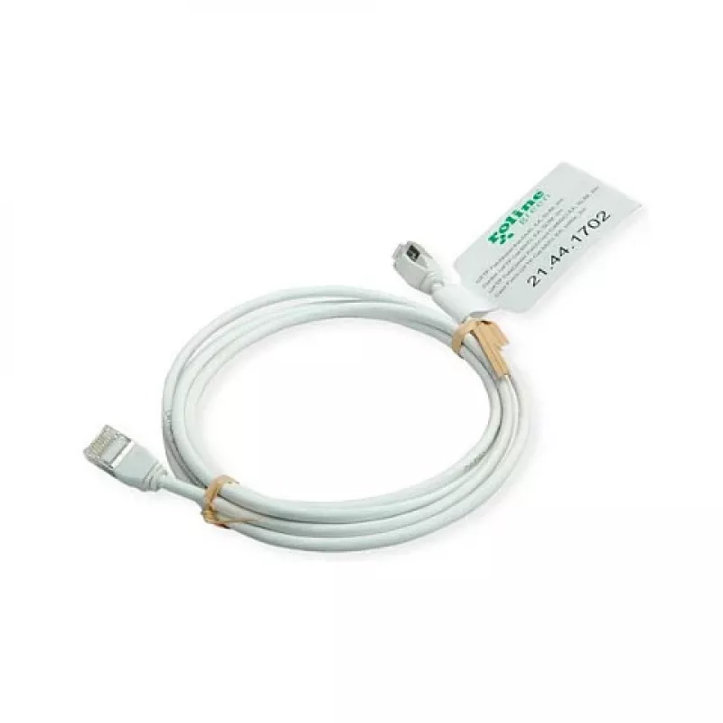 ROLINE GREEN U/FTP patchkabel Cat.6A (Class EA), LSOH, slim, wit, 1,5 m