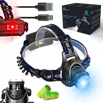 Extralink EFL-057 Loki LED-hoofdlamp, USB-oplaadbaar, 350 lumen, bewegingssensor