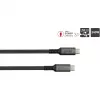 GoodConnections USB-C 2.0 (ST-ST) 3m verbindingskabel textielommanteling 240W antraciet