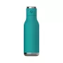 Asobu Wireless Beat geïsoleerde RVS-fles met bluetooth-luidspreker, 500 ml, aquamarijn