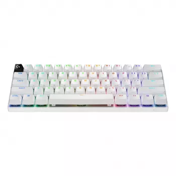 Logitech G PRO X 60 LIGHTSPEED draadloos gaming-toetsenbord 60% compact - tactile - wit - QWERTY International English
