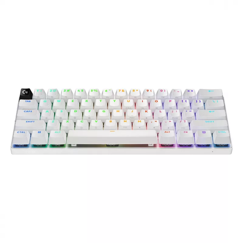 Logitech G PRO X 60 LIGHTSPEED draadloos gaming-toetsenbord 60% compact - tactile - wit - QWERTY International English