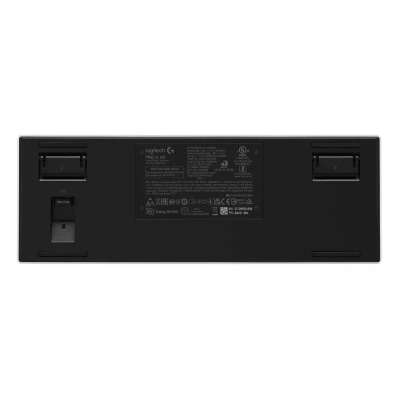Logitech G PRO X 60 LIGHTSPEED draadloos gaming-toetsenbord 60% compact - tactile - wit - QWERTY International English
