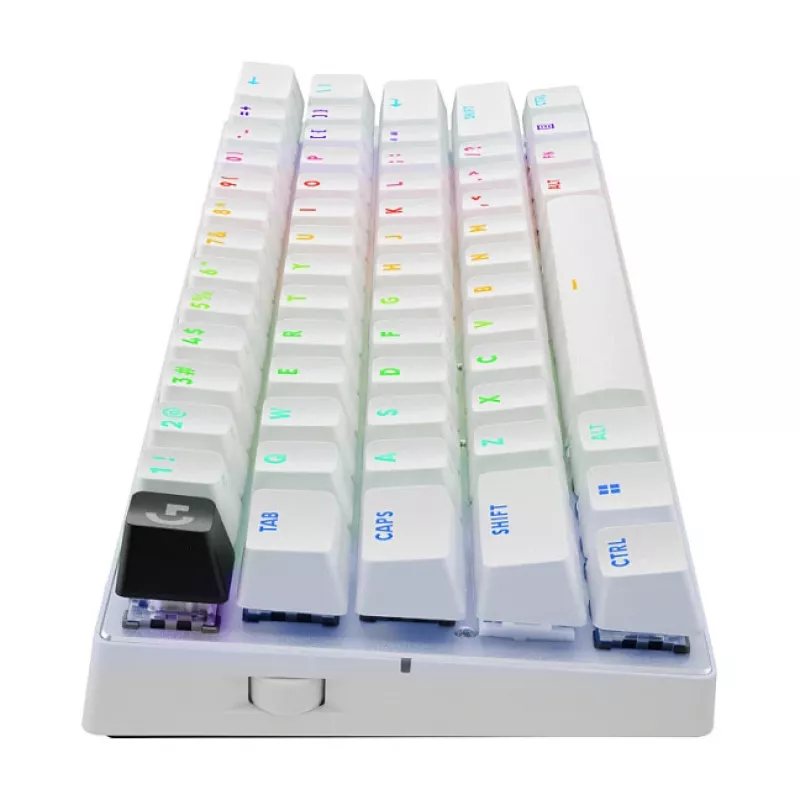 Logitech G PRO X 60 LIGHTSPEED draadloos gaming-toetsenbord 60% compact - tactile - wit - QWERTY International English