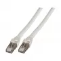 EFB-Elektronik Cat.6A S/FTP RJ45-patchkabel, grijs, 60m