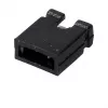 EFB Elektronik adresseerplug EKSP/G zwart, raster 2,54 mm, open, 100 stuks