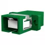 EFB Elektronik SC/APC Simplex Singlemode glasvezelkoppelaar met stofkap, groen, zirkoniumoxide keramische huls