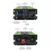 Qoltec Monolith Power Adapter/Inverter auto 2000 W groen