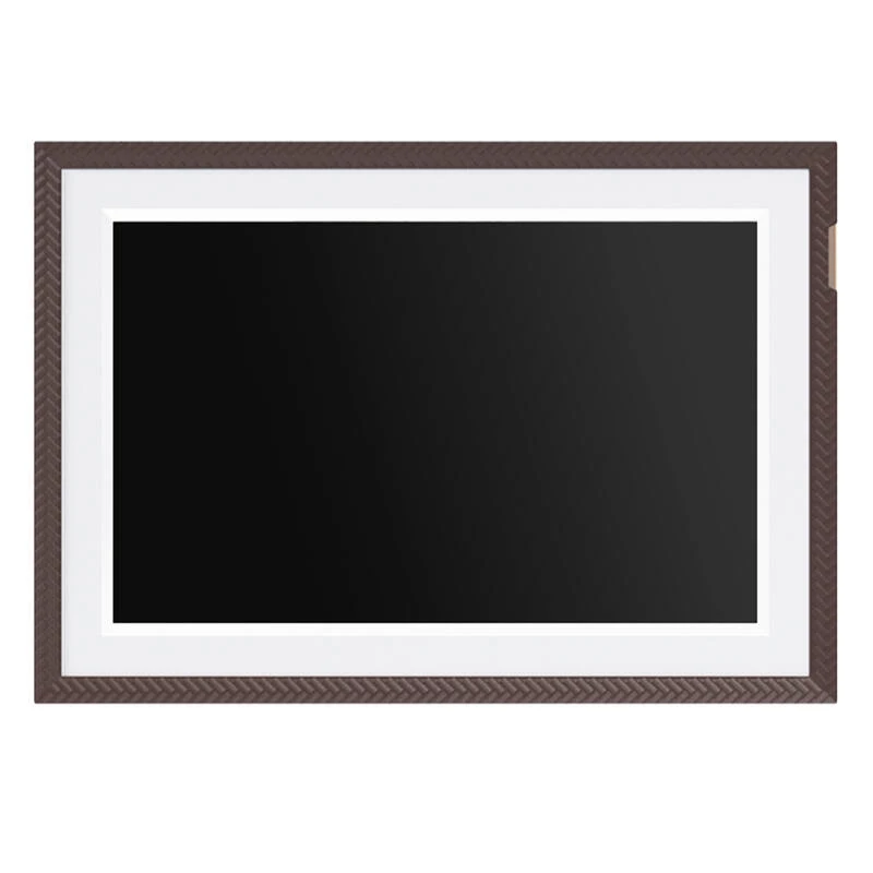 ARZOPA D10 10,1 inch digitale fotolijst (donkerbruin) - 1280x800 IPS touchscreen, 32GB, Wi-Fi