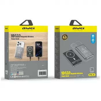 AWEI PA-31 MagSafe powerbank 10000mAh grijs