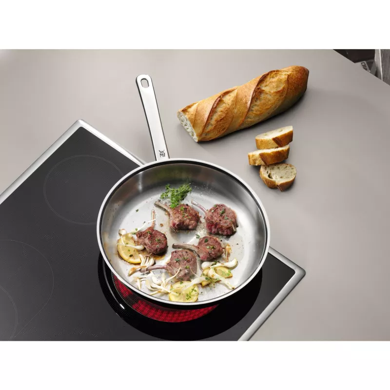 WMF Profi universele koekenpan, 24 cm, roestvrij staal