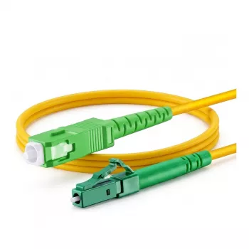 EFB Elektronik simplex patchkabel SC/APC singlemode OS2 G.657.A2 1m geel LSZH
