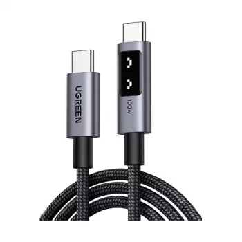 UGREEN Uno L509 100W USB-C naar USB-C PD snellaadkabel LED 2m zwart