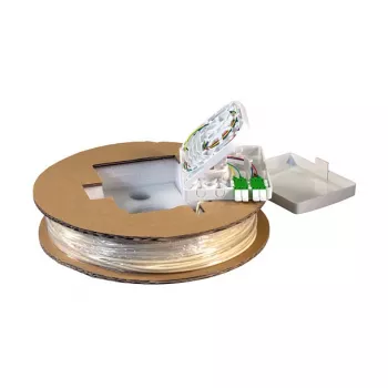 EFB Electronics FTTX Compact Box voorgemonteerd 2xLC/APC Duplex G.657.A2 50m