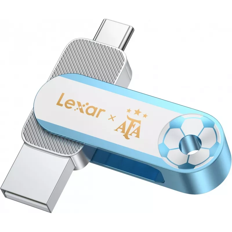Lexar Dual D500 128GB USB-C/A 3.2 flashdrive 400/360MB/s wit