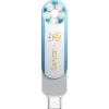 Lexar Dual D500 128GB USB-C/A 3.2 flashdrive 400/360MB/s wit