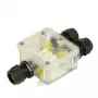 Synergy21 outdoor kabelconnector IP68 box 3 poorten transparant